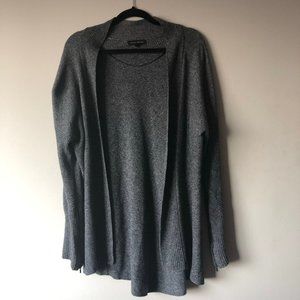 BANANA REPUBLIC Grey Open Front Cardigan